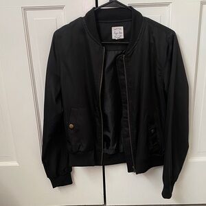 Black Bomber Jacket women